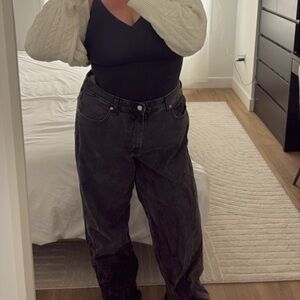 H&M Black Flare & Wide Leg Jeans